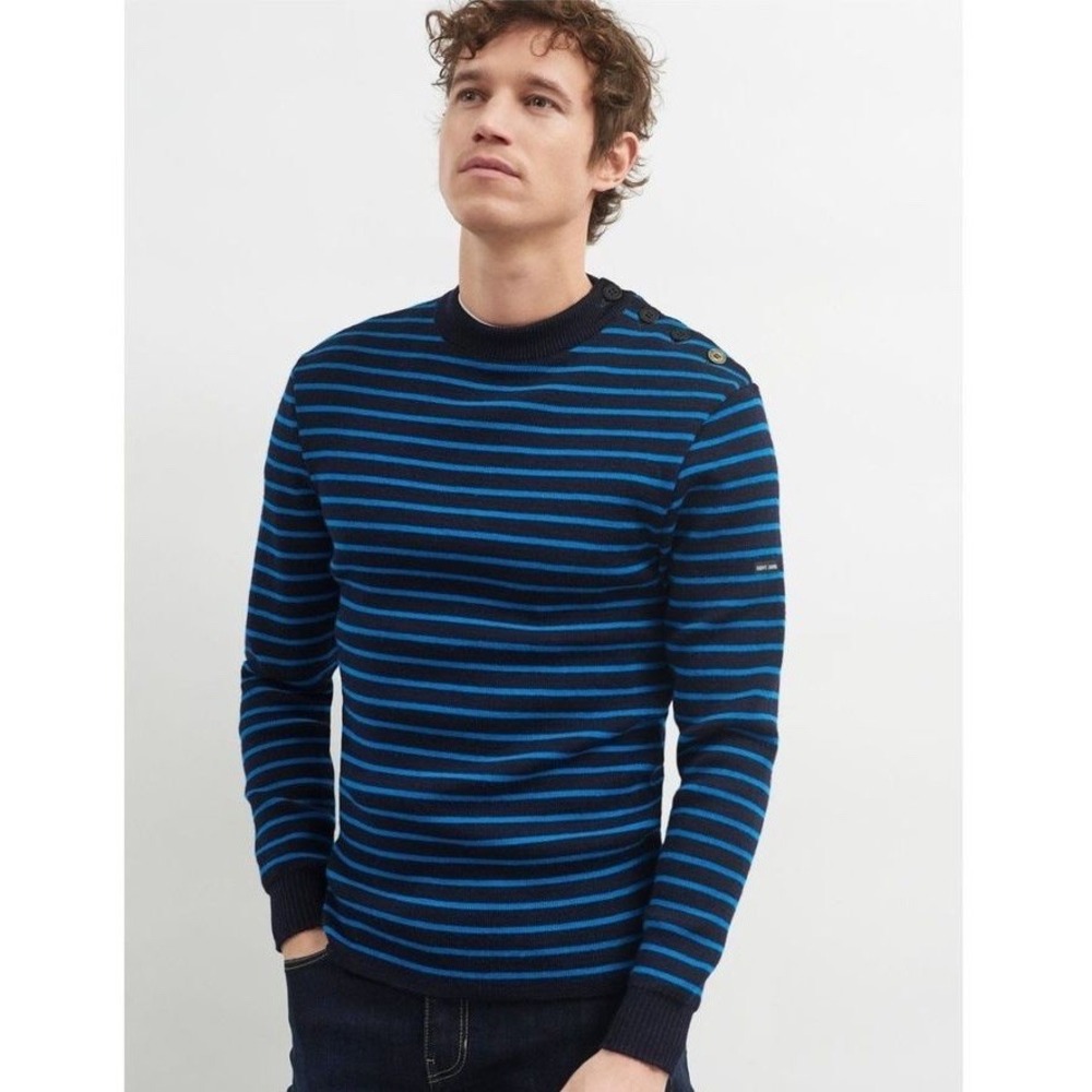 Saint James Matelot Breton Sailor Sweater Men's S Wool Made France